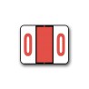 Tab Products 1282 & Smead BCCRN Color Coded Numerical Labels "0" (1" x 1-1/4")