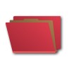 Letter Size Classification Folders - Executive Red