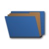 Letter Size Classification Folders - Pacific Blue