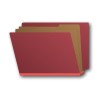 Letter Size Classification Folders - Deep Red