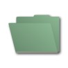 Letter Size Classification Folders - Green