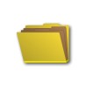 Letter Size Classification Folders - Yellow