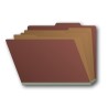Letter Size Classification Folders - Red