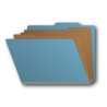 Letter Size Classification Folders - Blue