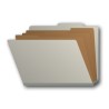 Letter Size Classification Folders - Grey
