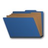 Letter Size Classification Folders - Royal Blue