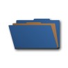 Legal Size Classification Folders - Royal Blue