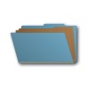 Legal Size Classification Folders - Blue