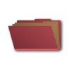 Legal Size Classification Folders - Dark Red