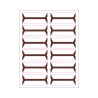 Tabbies Printable Wrap-Around Labels - Brown