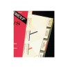 Tabbies Eraseable Write-On Tabs 1" Yellow