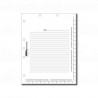 Tabbies 11" Legal Index Divider Sheets 