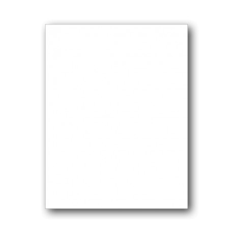 11" Blank Divider Sheets White 