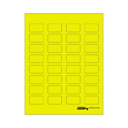 Tabbies Labels-U-Create - Yellow 