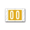 Col’R’Tab Color Coded Numerical Labels "0" (1" x 1-1/2")