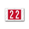 Col’R’Tab Color Coded Numerical Labels "2" (1" x 1-1/2")