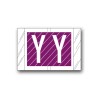 Col’R’Tab Color Coded Alphabetical Labels "Y" (1" x 1-1/2")