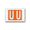 Col’R’Tab Color Coded Alphabetical Labels "U" (1" x 1-1/2")