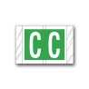 Col’R’Tab Color Coded Alphabetical Labels "C" (1" x 1-1/2")