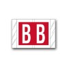 Col’R’Tab Color Coded Alphabetical Labels "B" (1" x 1-1/2")